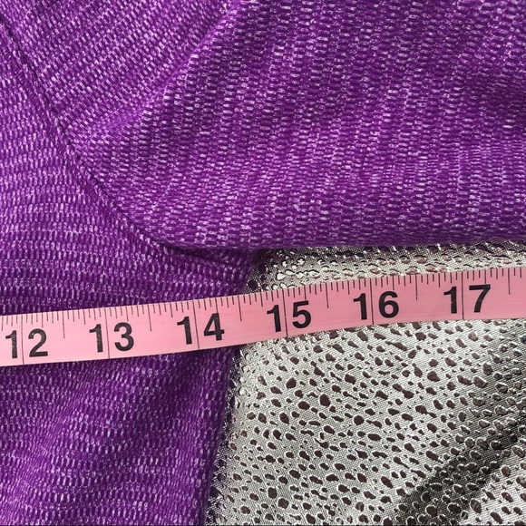 LULULEMON Runderful 1/2 Zip Pullover Cuffins purple  size 4 - Picture 4 of 9